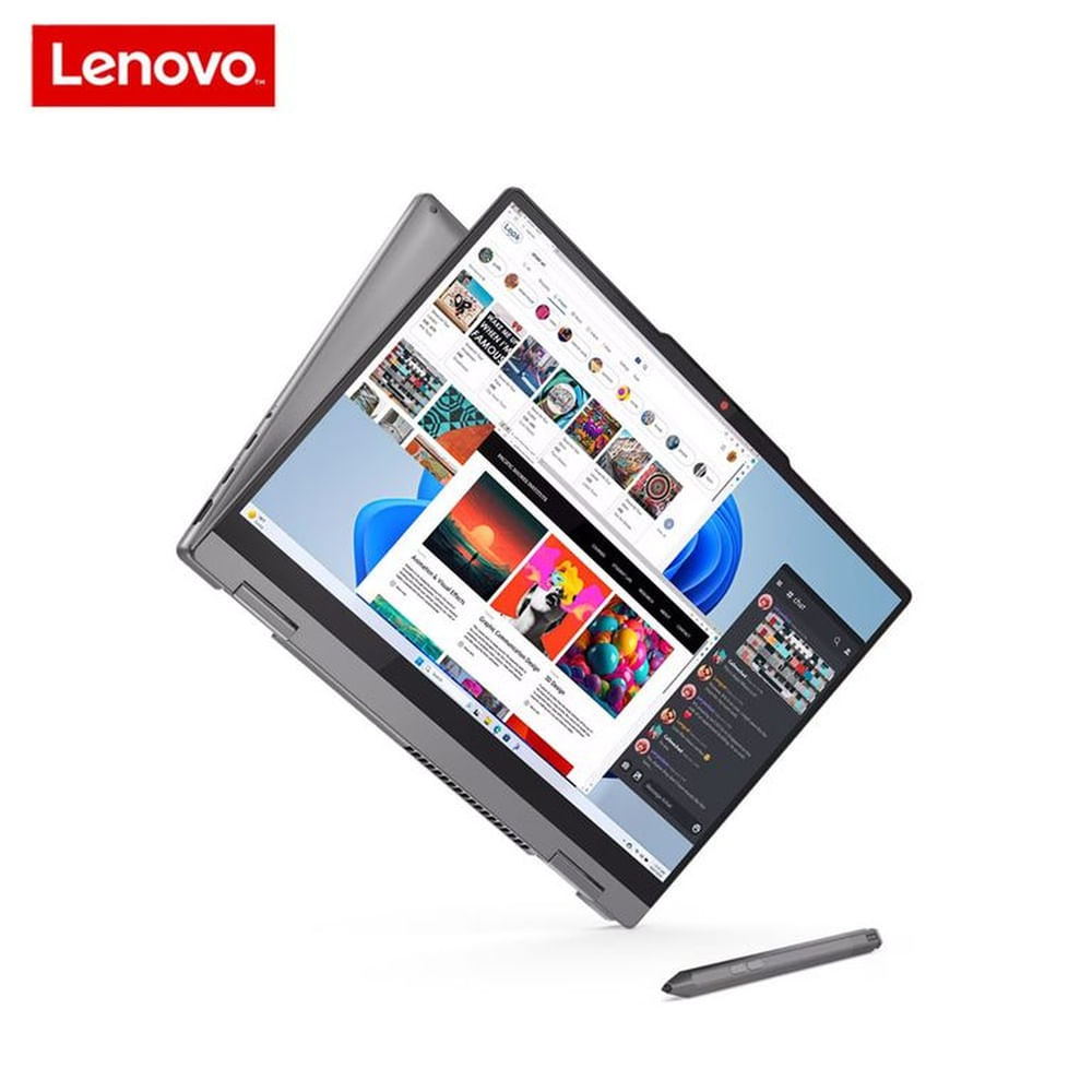 Lenovo IdeaPad 5 2 en 1 9na G 14” WUXGA Touch Ryzen 7 8845HS 16GB 512 GB SSD Lapiz Free DOS