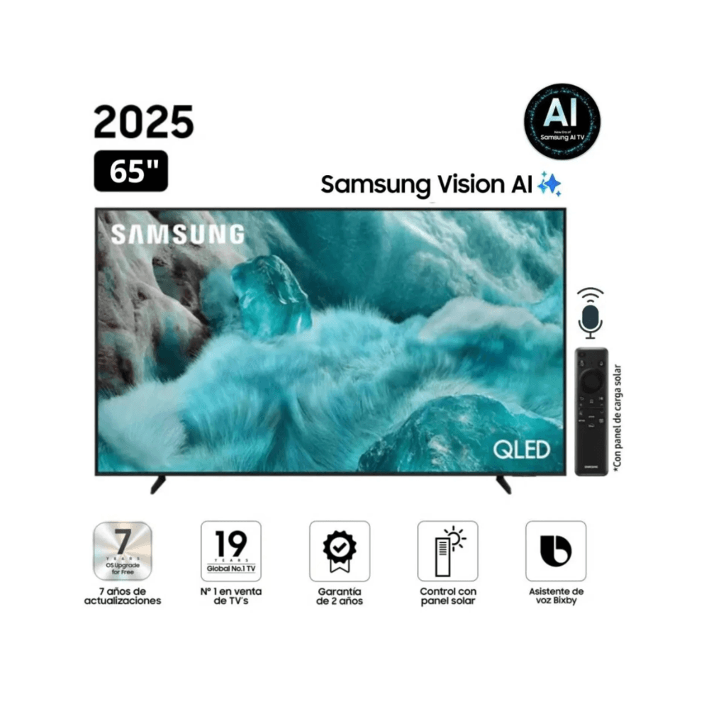 Televisor Samsung Smart TV 65 QLED 4K UHD QN65Q7FAAGXPE