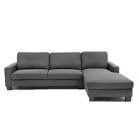 SECCIONAL SHANE GRIS OSCURO - FALOTIH 3M