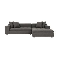 SECCIONAL ZOHAN GRIS OSCURO - FALOTIH 3M