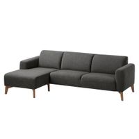 SECCIONAL SANTIAGO GRIS OSCURO - FALOTIH 3M
