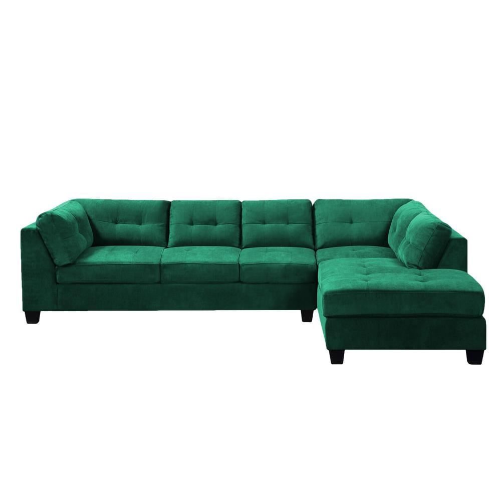 SECCIONAL SOSA VERDE JADE - FALOTIH 3M