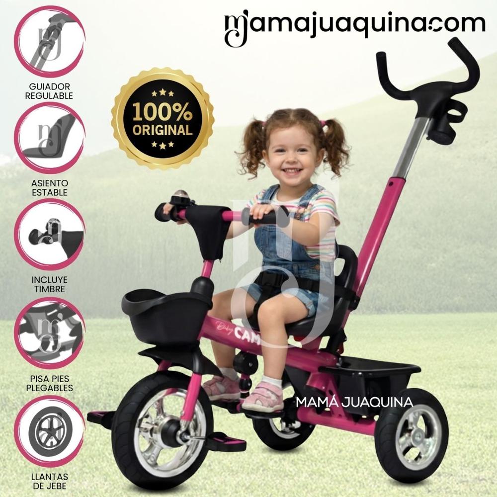 Triciclo Guiador 2 en 1 BOOTH Edición Limitada Dark Pink