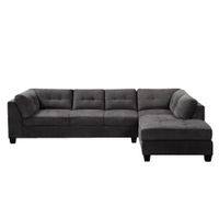 SECCIONAL SOSA GRIS OSCURO - FALOTIH 3M