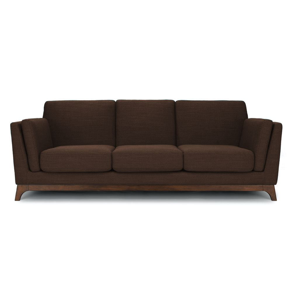 SOFA BUKY 3 CUERPOS MARRÓN - FALOTIH 3M