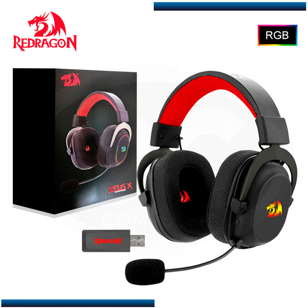 AURICULARES GAMER H510 ZEUS-PRO INALAMBRICO NEGRO