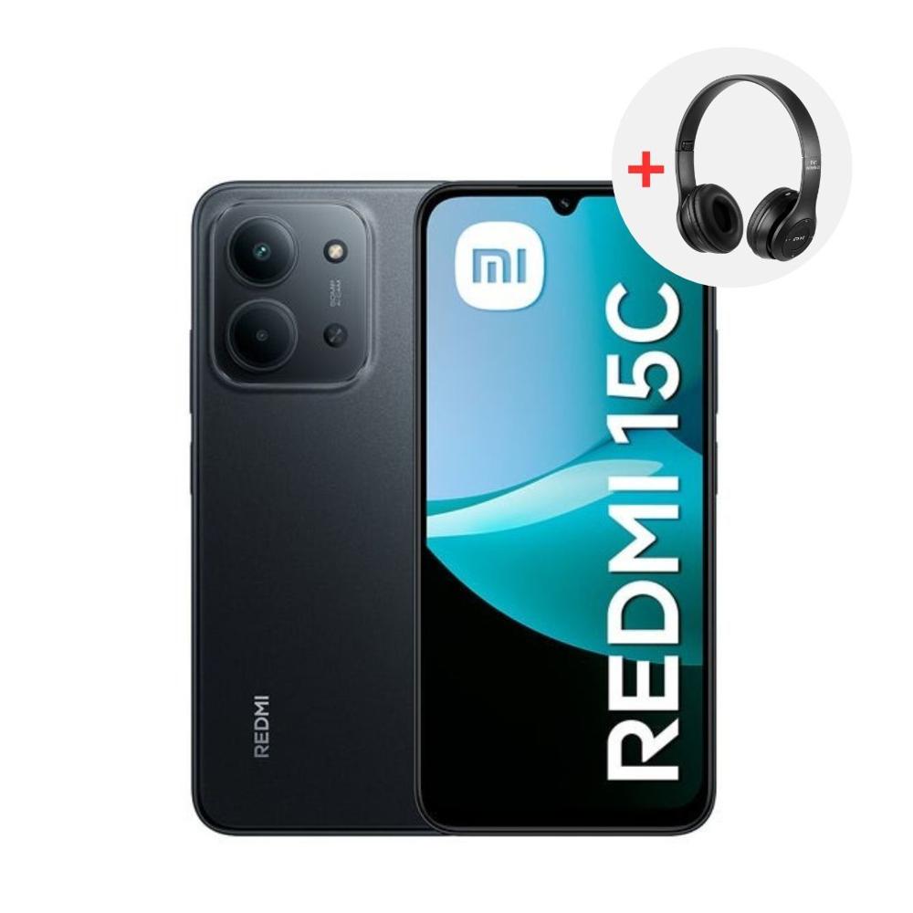CELULAR XIAOMI REDMI 15C 4GB 256GB 6000mAh NEGRO - REGALO