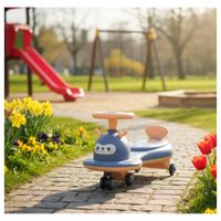 CARRITO DE PASEO INFANTIL CON VOLANTE RENO AZUL