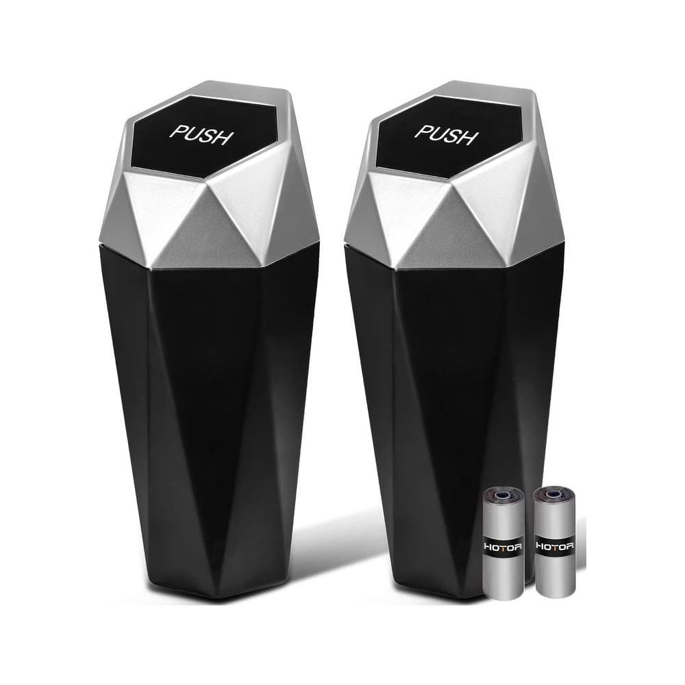 2 Tacho De Basura Con Tapa Auto Camioneta Cocina Escritorio