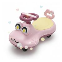 CARRITO INFANTIL DE MOVIMIENTO INERCIAL HELICÓPTERO ROSADO