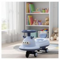 CARRITO MONTABLE COLOR CELESTE