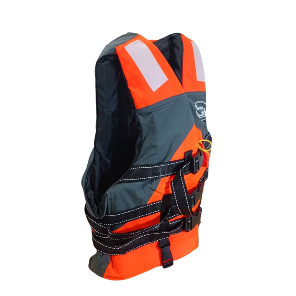 Chaleco Salvavidas y silbato Gravital sin cuello Naranja XXL