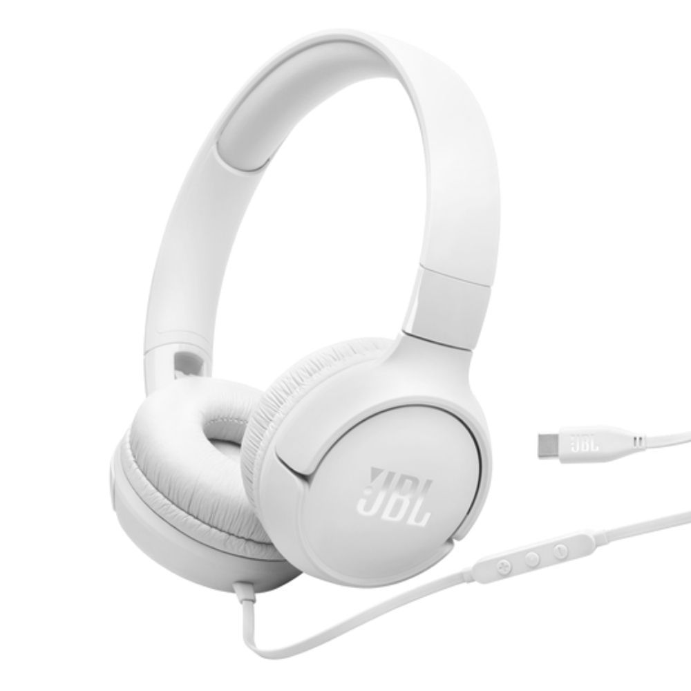 Audífonos cable tipo C JBL Tune 520 C Blanco
