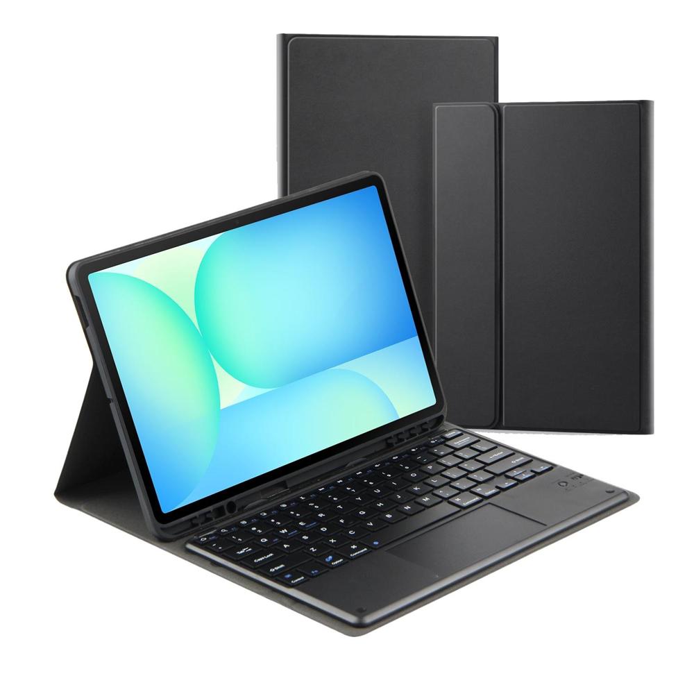 Funda Con Teclado Bluetooth Touchpad para Samsung S10 S10 LITE S10 FE 10.9 - NEGRO