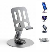 Soporte para Celular de Metal 8562 Ajustable Plegable Giratorio 360
