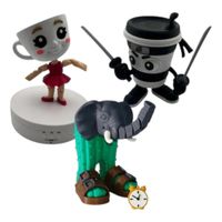 Brainrot Series Pack 3 Figuras - Balerinna Cappuccino Lirili Larala
