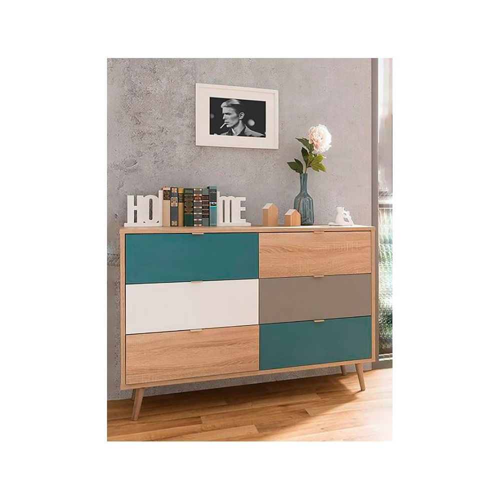 COMODA COLORIDA - LA BODEGA DEL MUEBLE