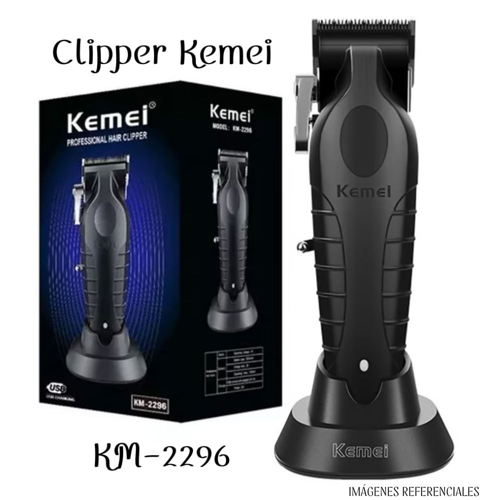 MAQUINA CLIPPER KEMEI RECARGABLE KM-2296