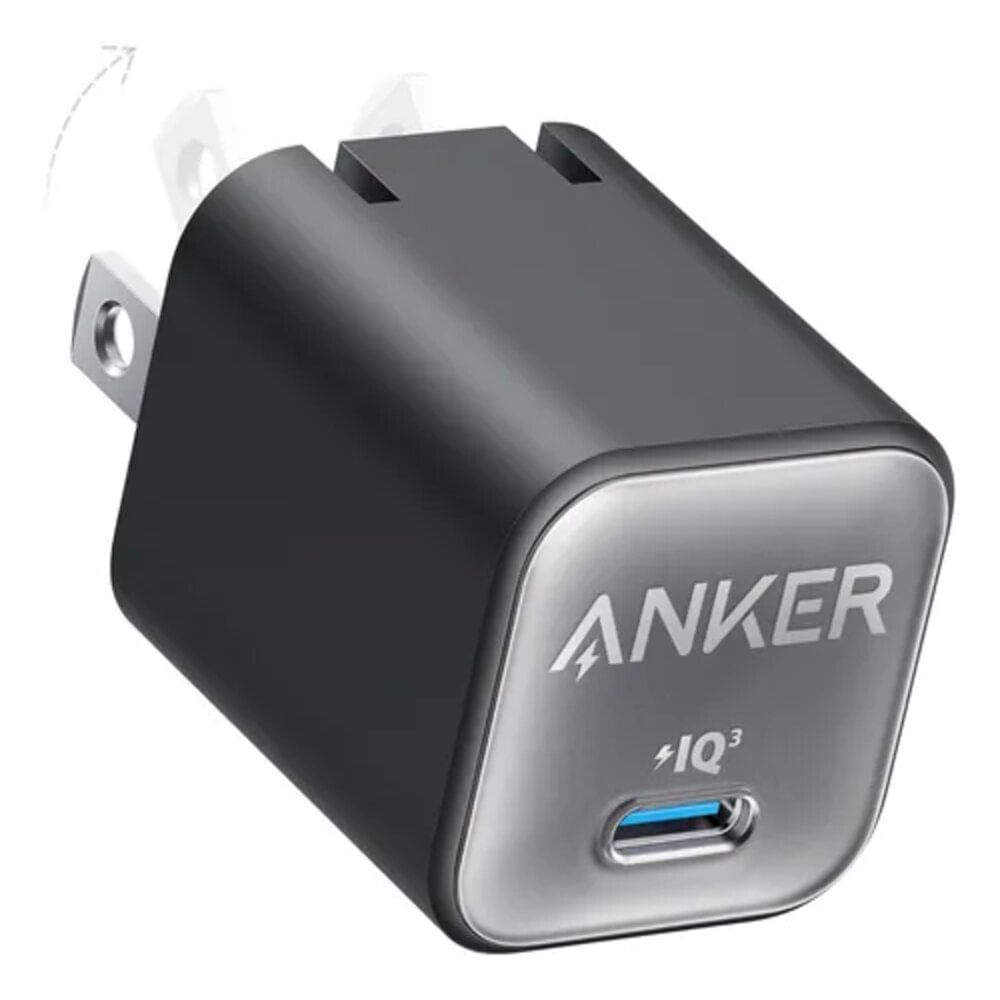 CARGADOR ANKER 511 NANO 3 30w NEGRO