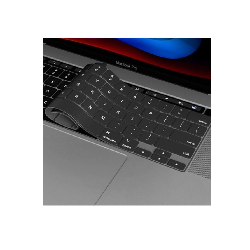 Protector Negro de Teclado de Macbook PRO 13.3 (A2338)