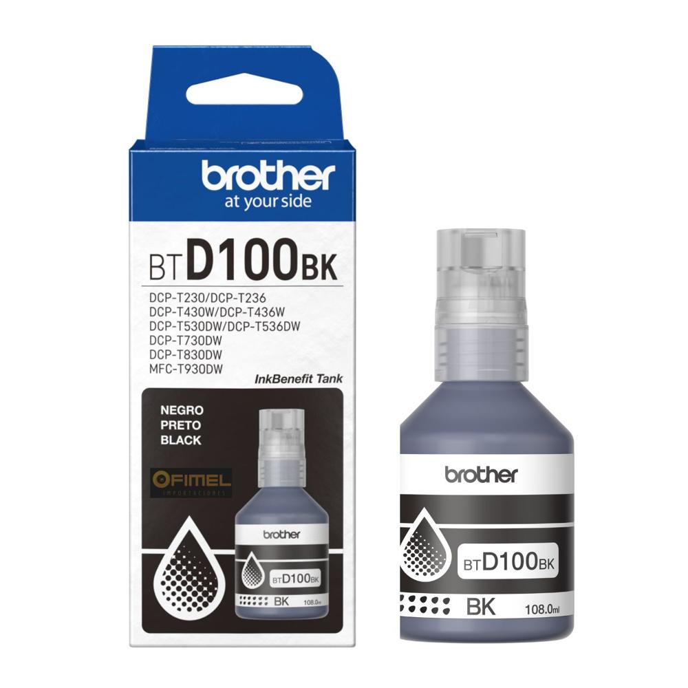 Tinta Brother BTD100BK Negro