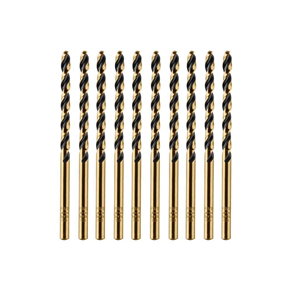 Juego de Brocas 4.5mm 11/64" para Metal Caja 10 Unidades Truper 11124(10)