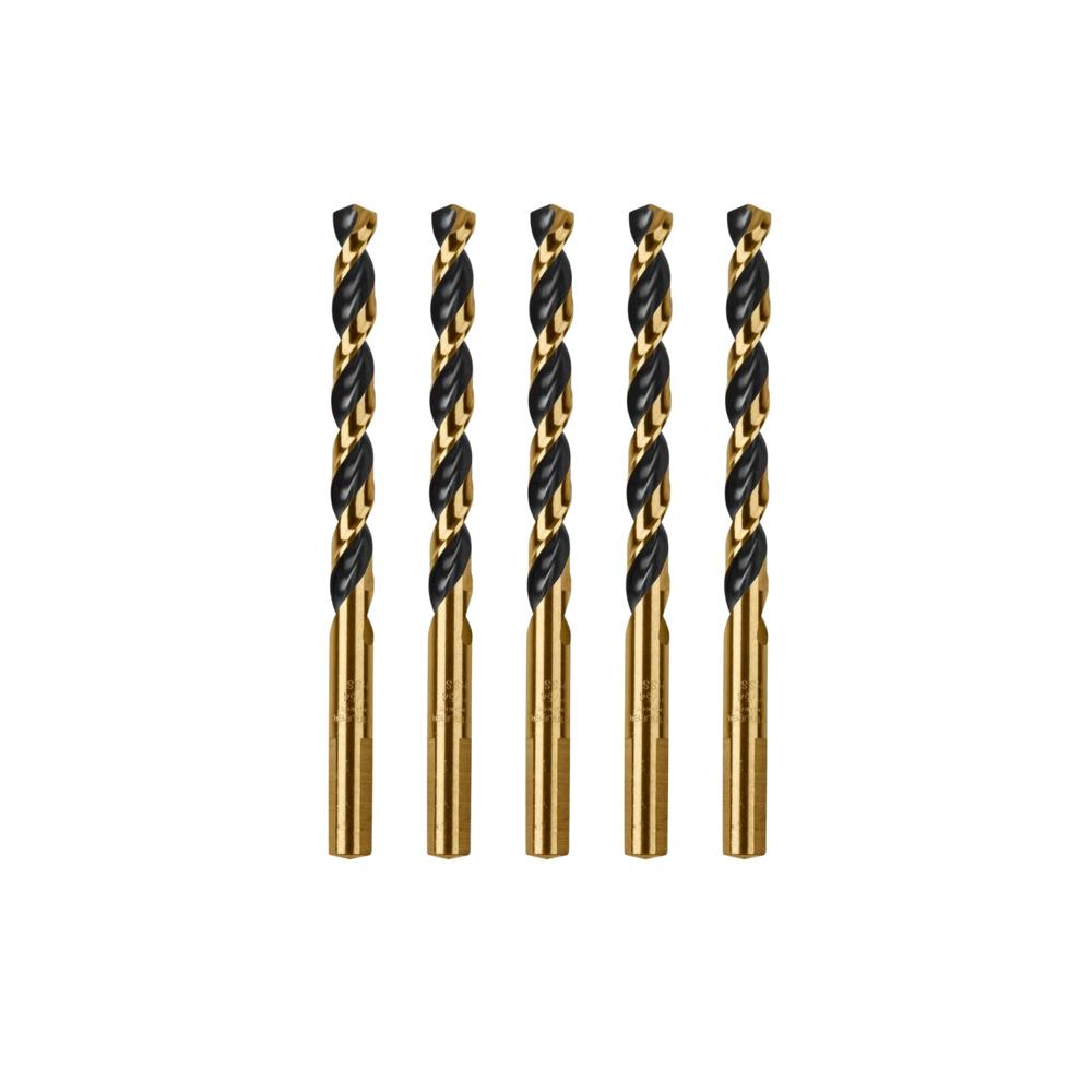 Juego de Brocas 8.5mm 21/64" para Metal Caja 5 Unidades Truper 11144(5)