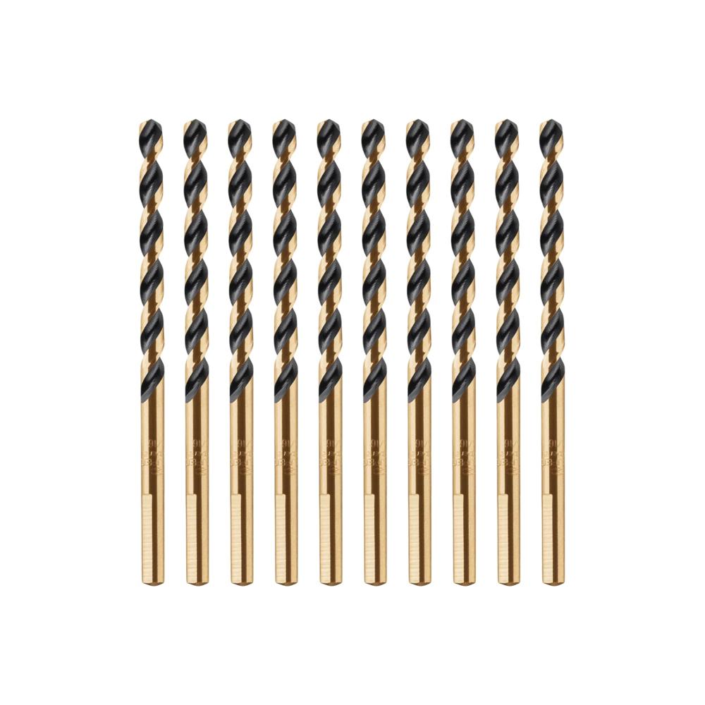 Juego de Brocas 5mm 3/16" para Metal Caja de 10 Unidades Truper 11126(10)