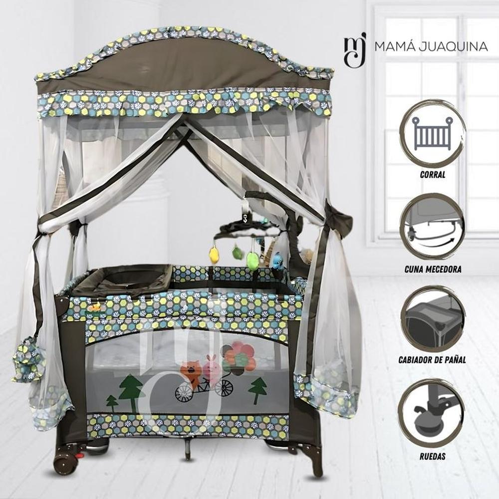 Cuna Corral Kingdom «MAJESTIC ARABIC» 2 en 1 Coffee