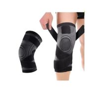 Rodillera Deportiva Ajustable Unisex Flexible Negro