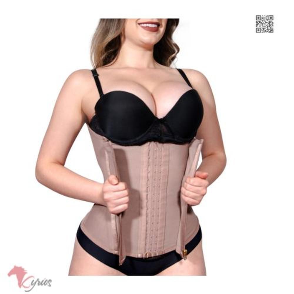 Cinturilla Reductora 15 Varillas Tres Líneas de Broches y Cremallera.