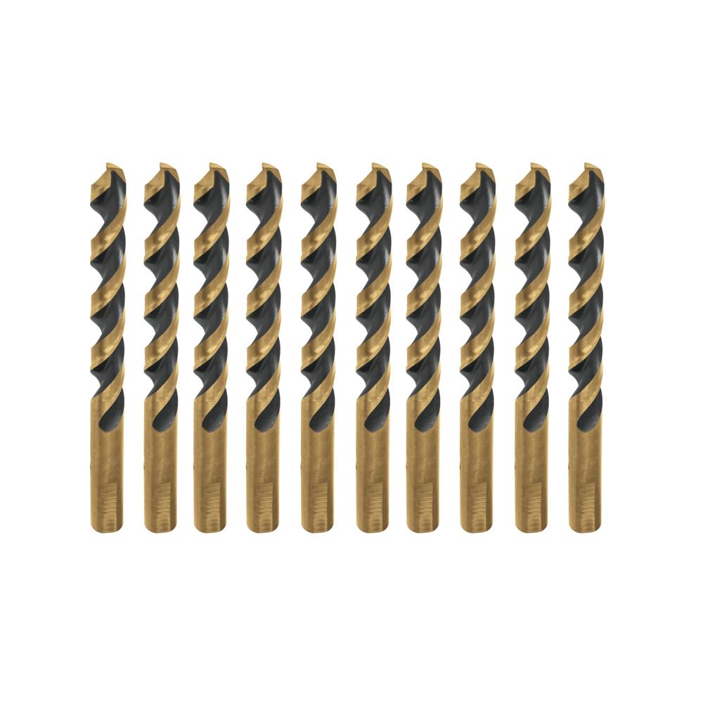 Juego de Brocas 9.5mm 3/8" para Metal Caja de 10 Unidades Truper 11150(10)