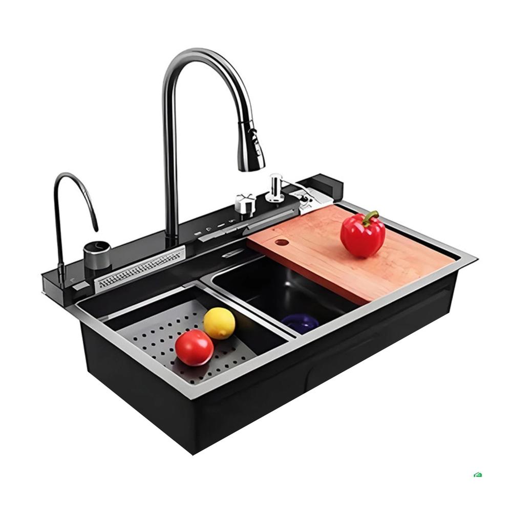 Lavadero de Cocina Multifuncional Acero Inox Smart Premium Industrial Alfa ALF-556