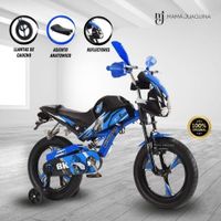 Bici Moto Para Niño Aro 16 «FURIOUS MONSTER II» Blue