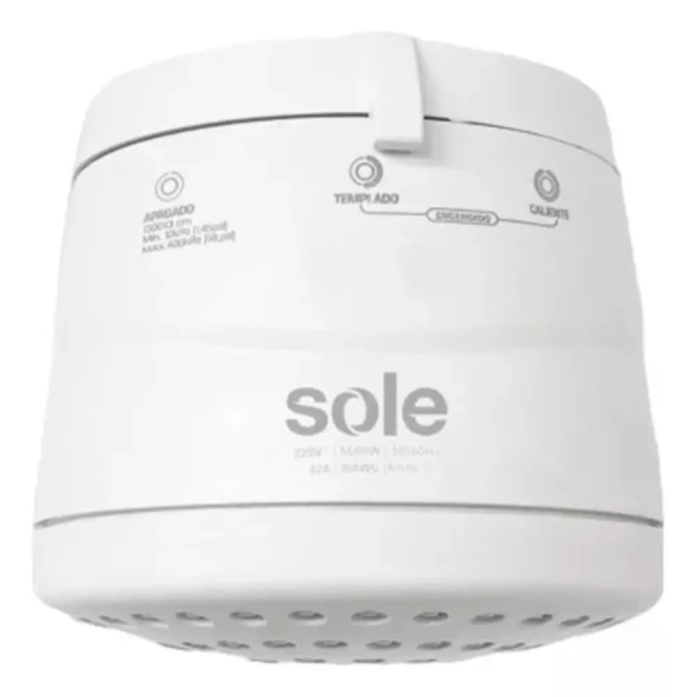 DUCHA ELÉCTRICA SOLE 5500W MODELO SOLUCIÓN SOLDE5500S