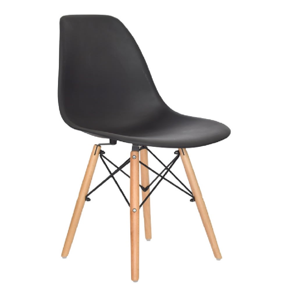 Silla de Diseño Eames BE Negro möbelArt