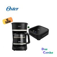 Duo Oster® Sandwichera CKSTSM400 y Cafetera de 12 Tazas