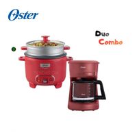 Combo Oster Cafetera BVSTDCS51R y Olla Arrocera 1.8 L