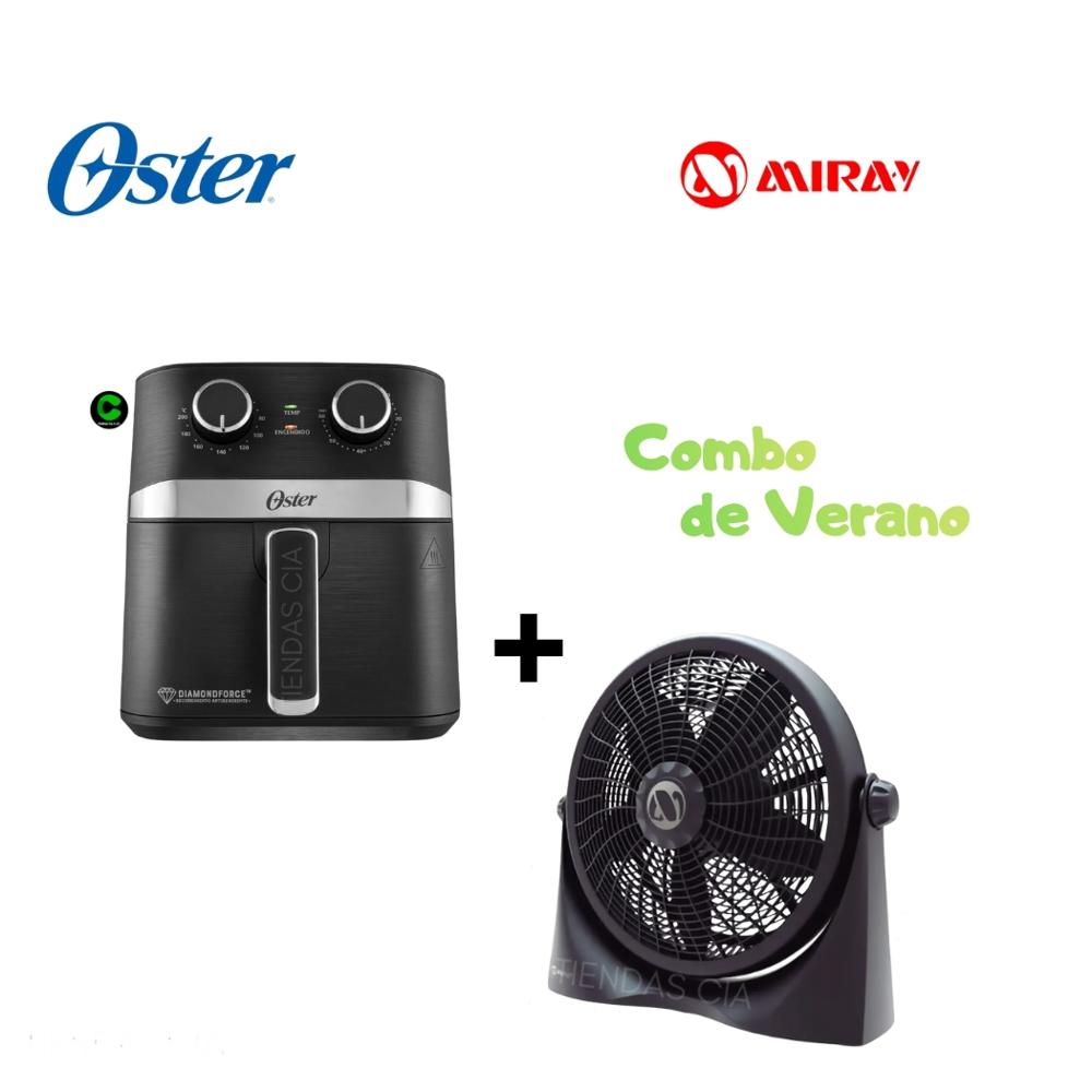 Pack Oster Freidora De Aire 4L Manual + Ventilador VMC-1058
