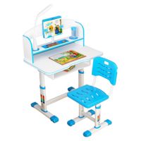 Escritorio de Aprendizaje Infantil con Altura Ajustable Azul