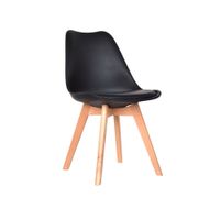 Silla de Diseño Ema BE Negro mobelArt