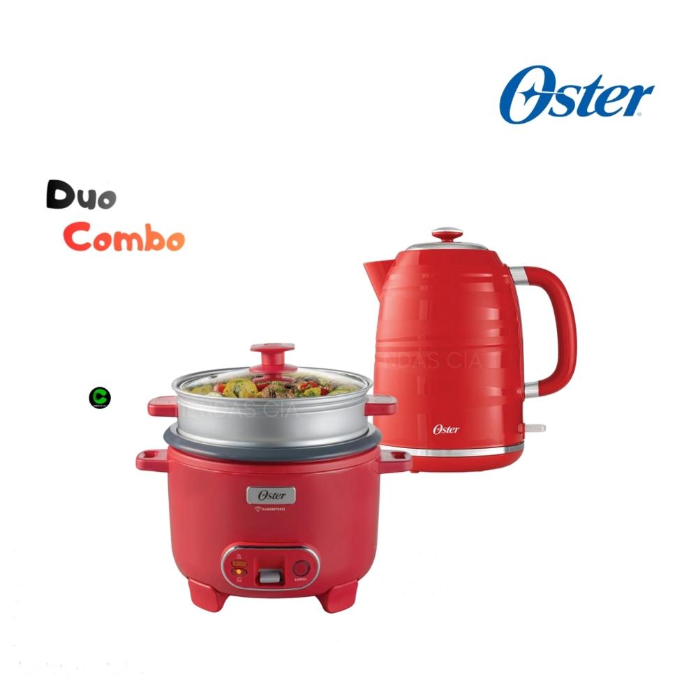 Combo Oster Olla Arrocera 1.8 L y Hervidor BVSTKT4177RD