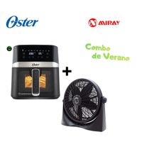 Combo Freidora de Aire Digital Oster 4L CKSTAF40WDDF y Ventilador