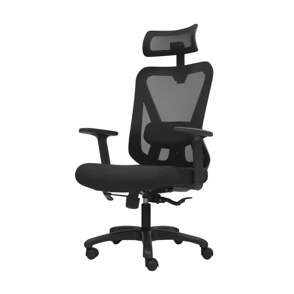 Silla Ergonómica Dolfin Br Presidente Mecanismo Lab Negro Nylon Ofideas