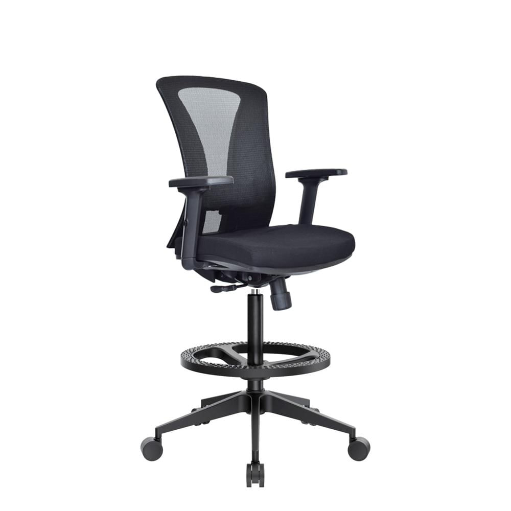 Silla Cajero Ergonómico Versalles Base Nylon Aro Nylon Ofideas