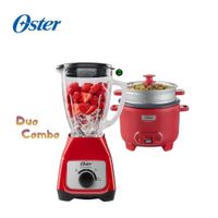 Duo Oster Licuadora BLSTKAGRRD y Arrocera CKSTRC10DFPNK