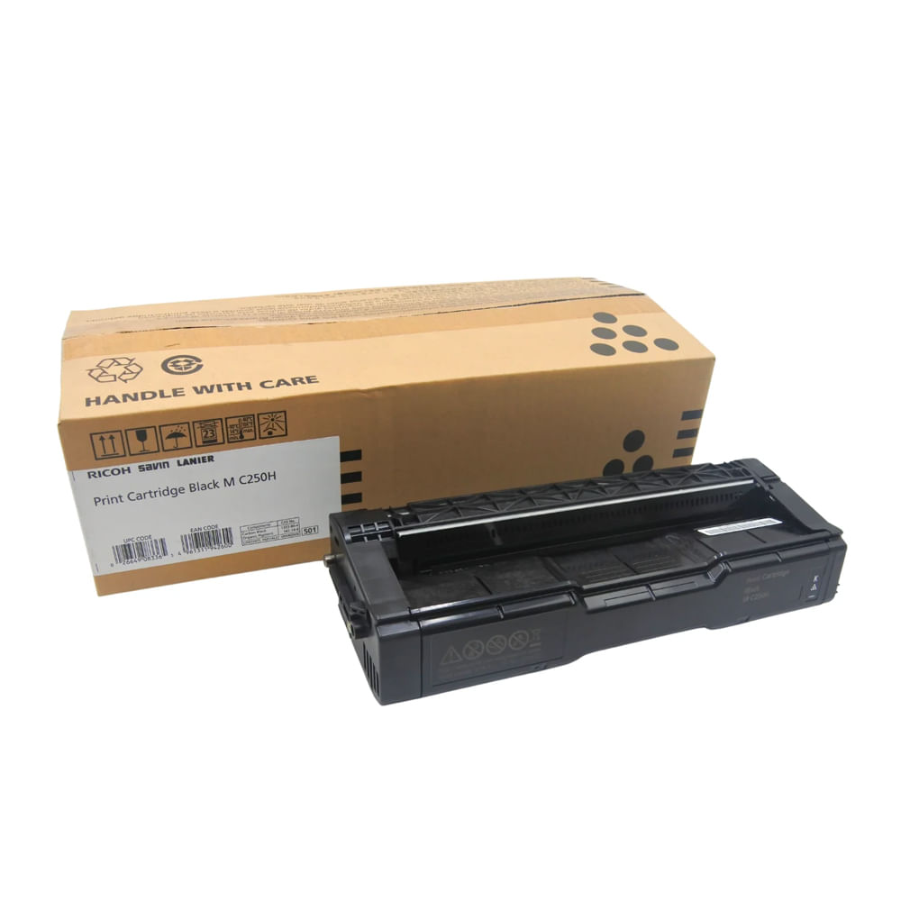 Toner Ricoh Negro MC250H MCC251 PC311 6900 Páginas Alta Capacidad impresión eficiente