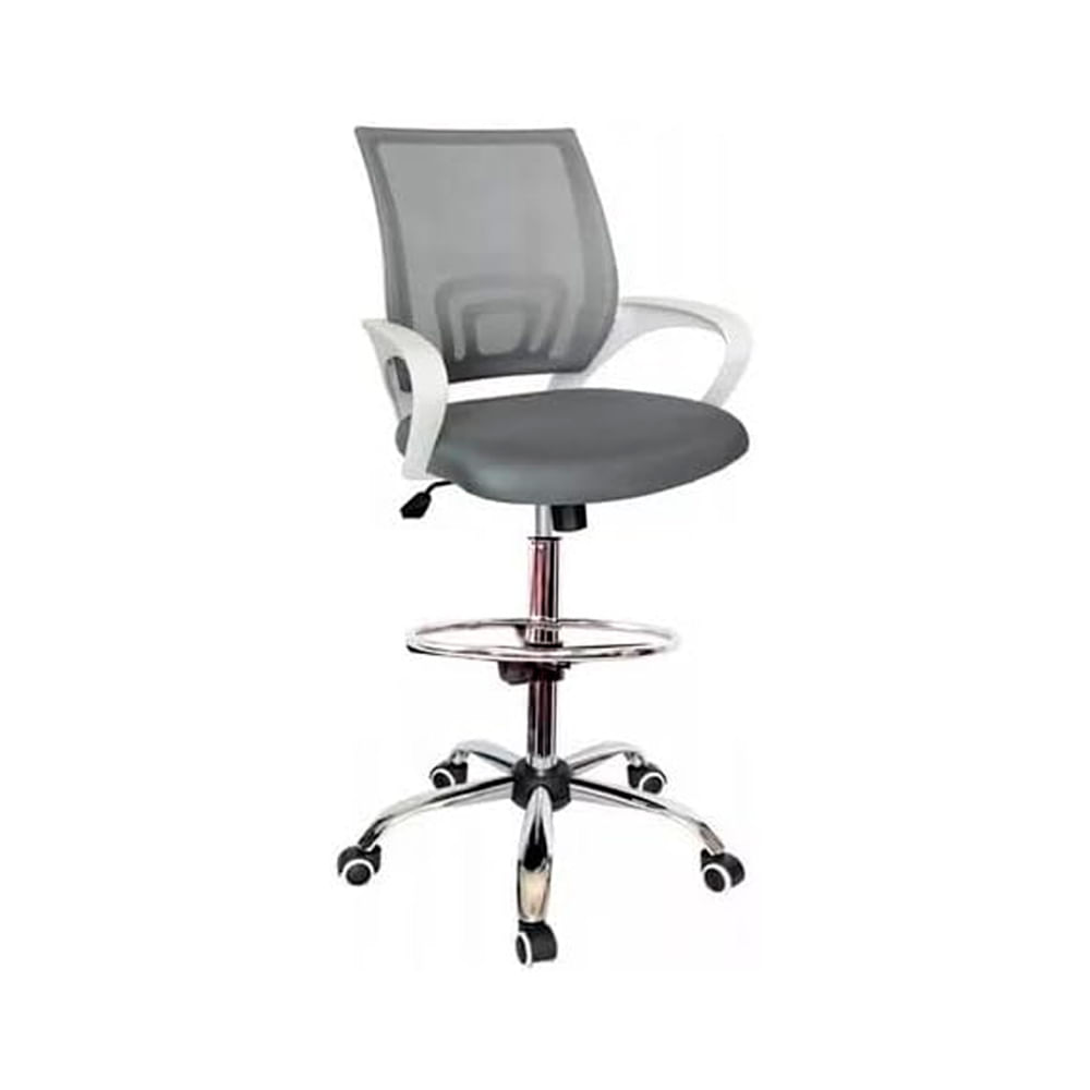 Silla Cajera Alta Atlantis Color Gris Ofideas