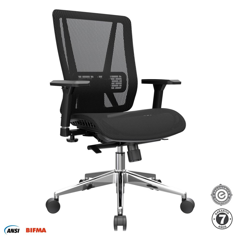Silla Ergonómica Nefi Gerente Negro Althea Confort