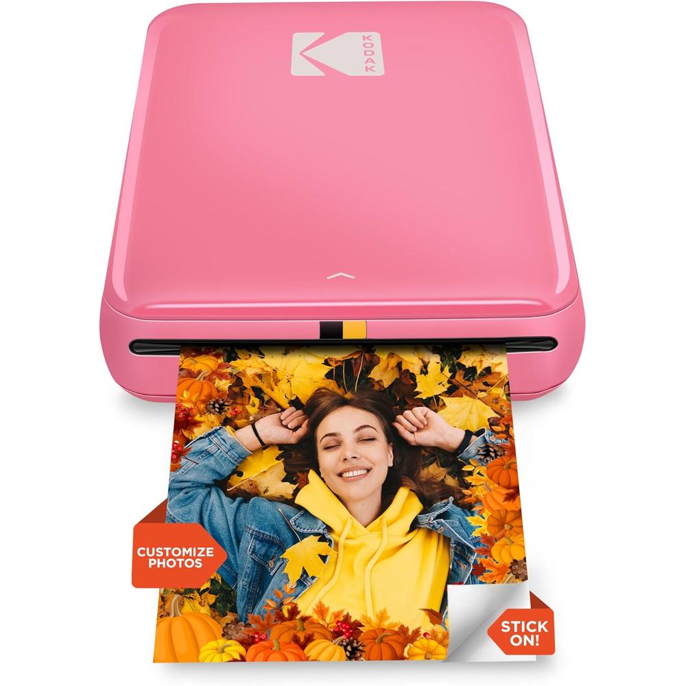IMPRESORA FOTOGRÁFICA PORTÁTIL ZINK BLUETOOTH STEP KODAK | ROSA
